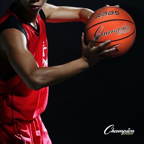 Champion Sports Rubber Basketballs – Durable Indoor & Outdoor Training & Recreational Game Balls, Multiple Sizes & Colors in Saudi Arabia
