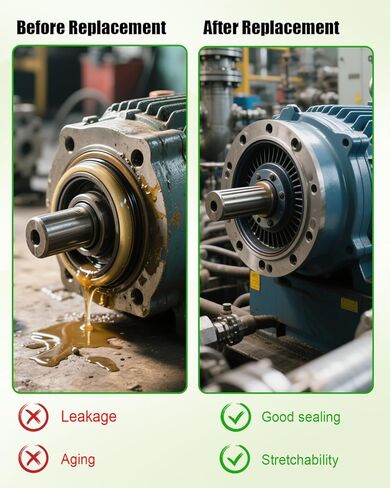 High Pressure Oil Seal Replace UP0450E Fit for Hydraulic Pump Motor MF035 MPV046 Rotary Shaft Seal, with Spring Metal Skeleton Lip Seal in Saudi Arabia