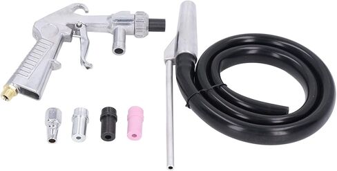 Sandblaster Sand Sandblasting Spray Tool Set Kit with Nozzle for Polishing Designed Aluminium of The Ensures Uninte SandblasterSandblaster ToolSandblaster SetSand SetSand in Saudi Arabia