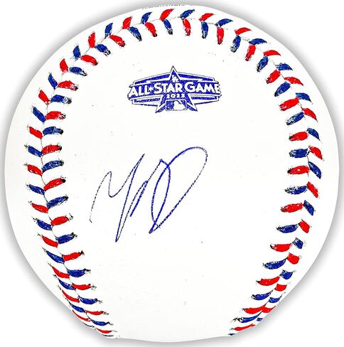 Mookie Betts Autographed Official 2022 All Star Game Logo M.L.B Game Baseball Los Angeles Beckett BAS QR Stock #218700 in Saudi Arabia