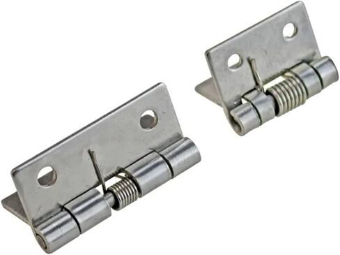 مفصل صغير من الفولاذ المقاوم للصدأ مقاس 1 بوصة مع لوحة دوارة زنبركية محاذاة تلقائية وقابلة للطي قطعة واحدة (38x32mm-1) in Kuwait