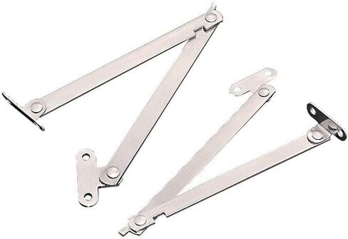Stainless Steel Folding Pull Rod Cabinet Door Movable Lift Up Support Hardware Cabinets Hinges 2Pcs in Saudi Arabia