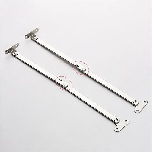 Stainless Steel Folding Pull Rod Cabinet Door Movable Lift Up Support Hardware Cabinets Hinges 2Pcs in Saudi Arabia