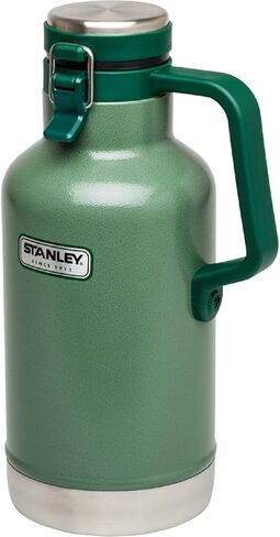 Stanley Classic Easy-Pour Growler 64 oz | Keeps Beer Cold or Coffee Hot | Leakproof Steel Lined Lid and Easy to Carry Handle | Insulated Stainless Steel | BPA-Free | Frost Gloss in Saudi Arabia