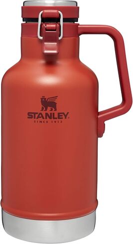 Stanley Classic Easy-Pour Growler 64 oz | Keeps Beer Cold or Coffee Hot | Leakproof Steel Lined Lid and Easy to Carry Handle | Insulated Stainless Steel | BPA-Free | Frost Gloss in Saudi Arabia