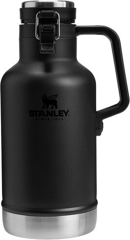 Stanley Classic Easy-Pour Growler 64 oz | Keeps Beer Cold or Coffee Hot | Leakproof Steel Lined Lid and Easy to Carry Handle | Insulated Stainless Steel | BPA-Free | Frost Gloss in Saudi Arabia
