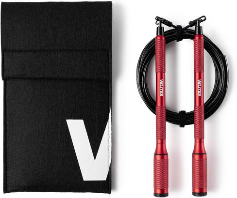 Velites - حبل القفز الإعصاري - الحبل الفني الرسمي لألعاب CrossFit® - دوران عالي السرعة 360 درجة لعمليات الانتقال والجزء السفلي الثلاثي والنمط الحر in Kuwait