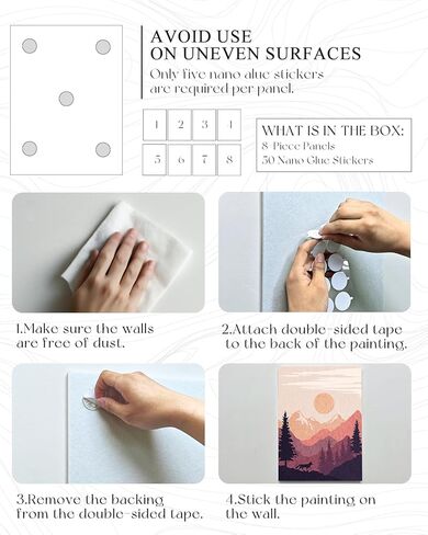 ARPEOTCY Acoustic Art Wall Panels for Bedroom, Recording Office, podcast, TV, 48x32in, Ocean Wall decor, Watercolor Fish Art Picture, Soundproof Sound Absorbing, 8pcs in Kuwait