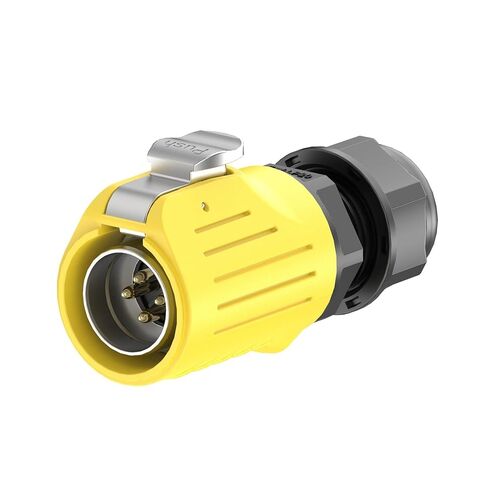 Male end Lock Wire EW-LP20 Flange Waterproof Connector 2/3/4/5/6/7 core Lock Wire(EW-LP20S-5P) in Kuwait