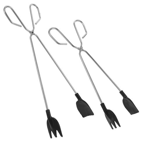 FOMIYES 2pcs Garbage Clamp Trash Grabber with Nylon Heads, 30cm and 35cm Metal Trash Pickers for Home Cleaning and Sanitation, Heavy-Duty 4.8mm Wire Diameter Litter Reacher Tools in Saudi Arabia