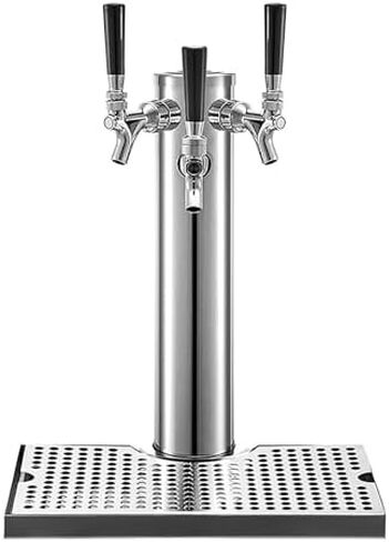 Stainless Steel Draft Beer Dispenser - Premium Beverage Faucet with Drip Tray - Perfect for Home Bars, Parties, Pubs, Restaurants, and Entertaining in Saudi Arabia