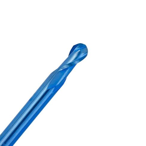 1 قطعة اثنين من المزامير الصلبة كربيد الكرة الأنف نهاية المطاحن CNC بت 3.175 مللي متر عرقوب دوامة الكرة الأنف كربيد نهاية مطحنة لمعدن الألومنيوم in Kuwait