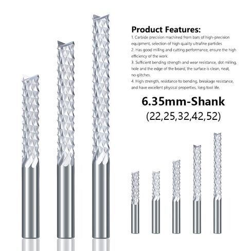 1 قطعة PCB قاطعة المطحنة 6.35 مللي متر عرقوب ماكينة بتحكم رقمي بالكمبيوتر قاطعة المطحنة كربيد Endmills مطحنة نهاية الذرة للخشب البلاستيك النقش سكين ملف دوار القاطع in Kuwait