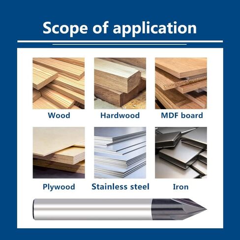 1 قطعة كربيد الشطب نهاية مطحنة الخامس الأخدود راوتر بت 60 درجة 3 المزامير 1/4 بوصة عرقوب قاطعة المطحنة باستخدام الحاسب الآلي راوتر بت كربيد المطاحن باستخدام الحاسب الآلي القاطع in Kuwait