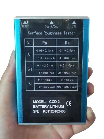 Portable Surface Roughness Testers Roughness Gauge with Ra Rz Rq Rt 4 Testing Parameters Range Ra Rq 0.05~15.0μm Can Test Groove Larger Than 80 * 30mm in Saudi Arabia
