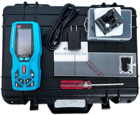 Handheld Surface Roughness Tester with 100 Groups Data Storage Indication Accuracy 0.001μm Maximum Drive Stroke 17.5mm/0.7inch Measuring Range Ra 0.005~16.000μm Rz 0.02~160.00μm in Saudi Arabia