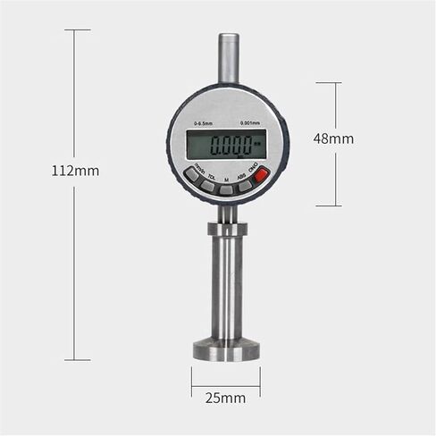 Surface Roughness Tester, Digital Surface Profile Gauge, 0-6.5mm Measuring Range & 0.001mm Resolution,Ideal for Measure The Surface Contours and Pits in Saudi Arabia