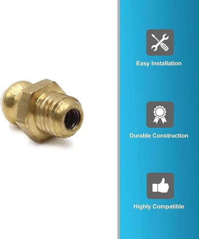16PCS 1/4-28 Grease Nipple Fittings Straight Brass Grease Zerk Fittings for Car Motorcycle Truck SAE Thread in Saudi Arabia