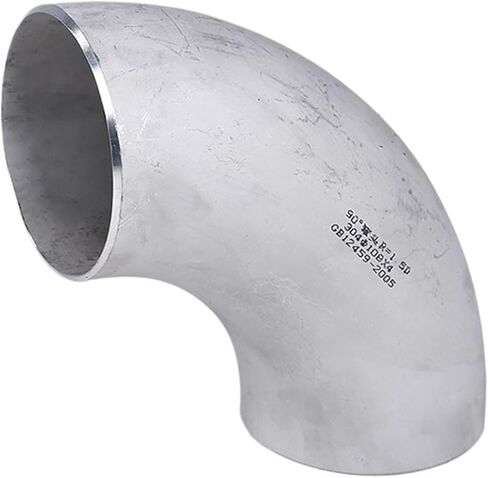 304 كوع ملحوم من الفولاذ المقاوم للصدأ 90 درجة الزاوية اليمنى درجة صناعية مضغوطة تخليل سلس ختم الكوع تركيب الأنابيب 1.5D (159-4mmSeamed) in Kuwait