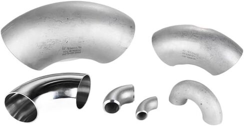 304 كوع ملحوم من الفولاذ المقاوم للصدأ 90 درجة الزاوية اليمنى درجة صناعية مضغوطة تخليل سلس ختم الكوع تركيب الأنابيب 1.5D (159-4mmSeamed) in Kuwait