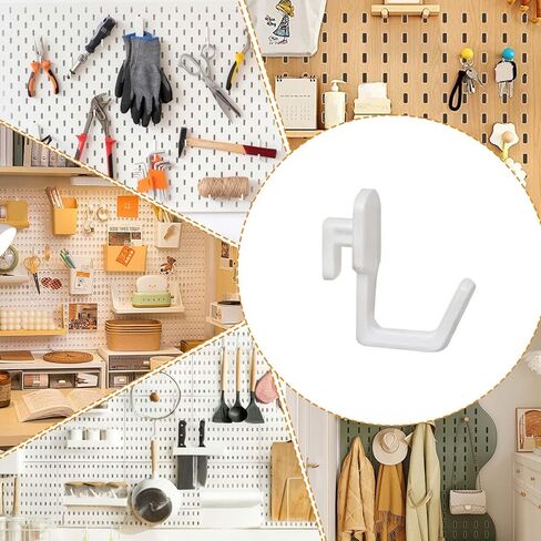 15 قطعة خطاف بيجبورد، ملحقات بيجبورد متوافقة مع لوحات أظافر ايكيا: قم بتعليق أدوات مختلفة، وإكسسوارات، وديكورات، ومجوهرات، وإكسسوارات الملابس، والمحافظ، والأدوات المنزلية، وتقديم الطعام in Kuwait