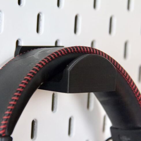 Headphone Holder Compatible with IKEA SKADIS Pegboard, Headset Hanger Hook Mount for Desk Setup in Saudi Arabia