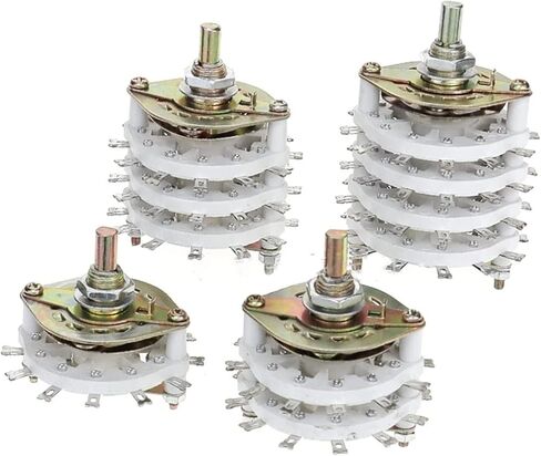 Rocker Switch 10pcs KCT Band Gear Adjustment Switch 1,2,3,4 Layers 1P6T 1P11T 2P6T 2P11T 4P3T 4P4T 4P5T 6P3T 3P11T 4P11T (Color : 1l 1p11t, Size : with K72) in Saudi Arabia