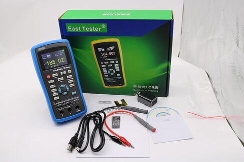 Handheld LCR Meter Bridge, 0.2% Basic Accuracy, 6 Test Frequencies to 100kHz, TFT Display, Electrolytic Capacitor Mode, Type-C & SCPI Protocol,ET432 in Saudi Arabia