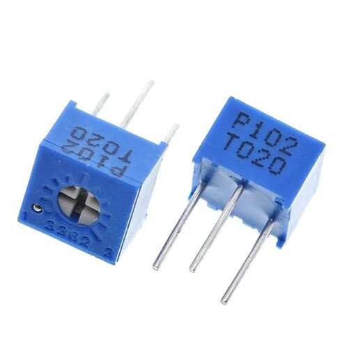 3362P 101 201 501 102 202 502 103 203 503 504 Trimmer Potentiometer 500R 1K 2K 5K 10K 20K 50K 100K 10Pcs(30PCS,500 Ohm) in Saudi Arabia