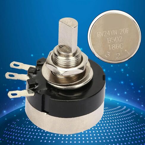 KIMISS RV24YN20F B502 High Accuracy Single Circle Carbon Film Potentiometer 5K Resistance RV24YN20F B502 High, KIMISS2e1ra3xg6z in Saudi Arabia