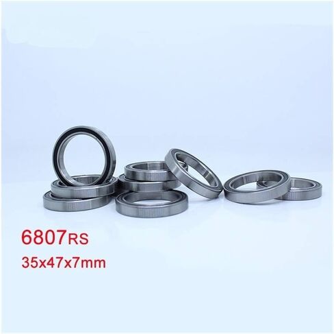 6807-2RS محمل كروي رفيع ABEC-1 35x47x7 مم محامل الأخدود العميق 6807 2RS 6807RS 61807RS الدقة in Kuwait