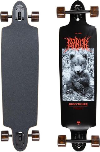 Arbor Bear Cub 26″ Dropcruiser Complete Skateboard – Compact Drop-Through Cruiser Deck, 8.75″ Wide, Easyrider 61mm 78A Wheels, Smooth Carving & Easy Push Commuter Board in Kuwait
