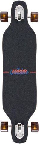 Arbor Axis Journey Reaper 37" Complete Longboard Skateboard – Drop Through Cruiser with Paris 180mm Reverse Kingpin Trucks, 69mm 78A Easyrider Wheels, ABEC 7 Bearings for Cruising, Carving & Commuting in Kuwait