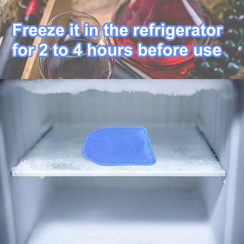 Wine Cooler Sleeve, Wine Bottle Chiller Sleeve, Long Lasting Reusable Freezer Gel Sleeve | Chill Prosecco, Champagne, Beer & Wine Bottles | Portable Insulator, Perfect Gift for Wine Lover（a set of 2) in Kuwait