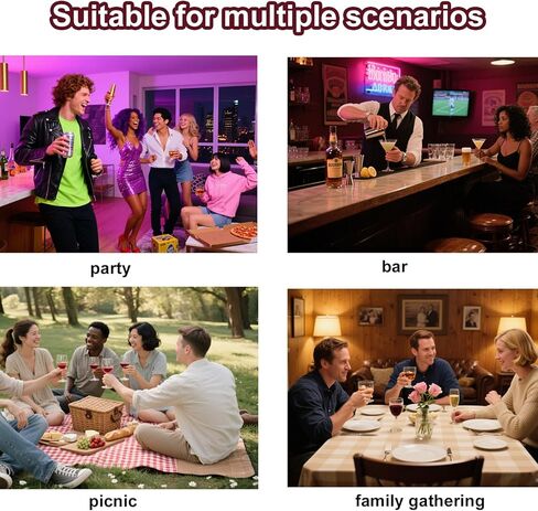 Wine Cooler Sleeve, Wine Bottle Chiller Sleeve, Long Lasting Reusable Freezer Gel Sleeve | Chill Prosecco, Champagne, Beer & Wine Bottles | Portable Insulator, Perfect Gift for Wine Lover（a set of 2) in Kuwait