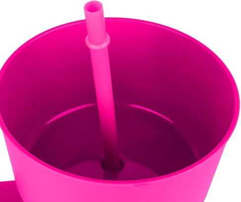 Stadium Tumbler with Snack Bowl 2 In 1 Beverage Cup Top Snack Bowl for Movie Leakproof Snack Tumbler with Straw Portable Reusable Snack and Drink Cup for Home Travel () in Kuwait