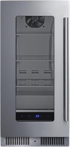 مركز مشروبات مدمج مقاس 15 بوصة، ثلاجة بعمق 18 بوصة، معتمدة تجاريًا، ستانلس ستيل - SDHG1533 in Kuwait