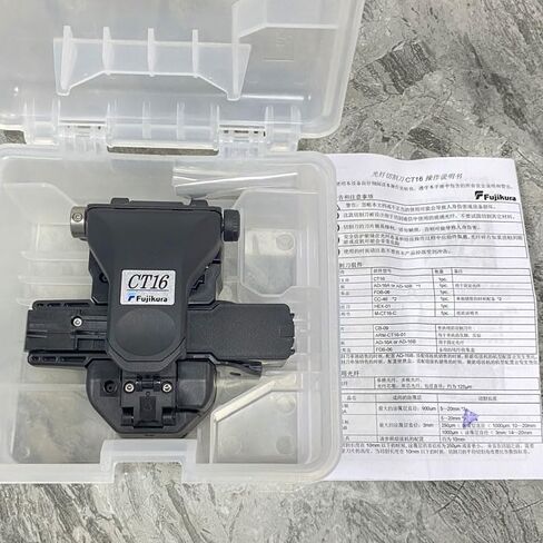(1 قطعة) جديد وأصلي CT16 خطوة واحدة من الألياف الضوئية الساطور عالي الدقة من الألياف الضوئية CT-16 SM/MM قاطع الألياف مع صندوق تجميع الخردة (نسخة مطورة من CT08) in Kuwait