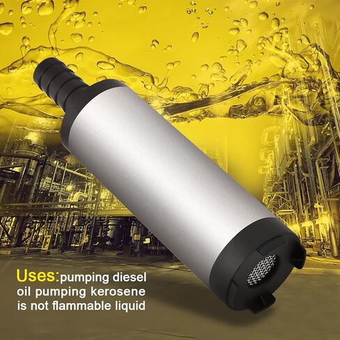 12v Water Pump, 8500r/M Kerosene Pump, 200gph Submersible Pump Suitable for Transporting Water Kerosene Cabin Drainage and Swimming Pool Drainage in Saudi Arabia