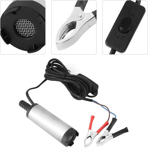 12v Water Pump, 8500r/M Kerosene Pump, 200gph Submersible Pump Suitable for Transporting Water Kerosene Cabin Drainage and Swimming Pool Drainage in Saudi Arabia