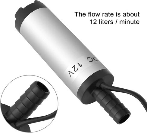 12v Water Pump, 8500r/M Kerosene Pump, 200gph Submersible Pump Suitable for Transporting Water Kerosene Cabin Drainage and Swimming Pool Drainage in Saudi Arabia