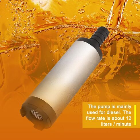12v Water Pump, 8500r/M Kerosene Pump, 200gph Submersible Pump Suitable for Transporting Water Kerosene Cabin Drainage and Swimming Pool Drainage in Saudi Arabia