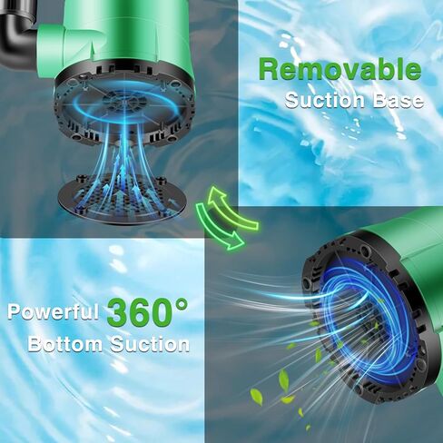 TRUPOW Sump Pump 1 HP Submersible Water Pump With 25ft. Hose Kit 3980 GPH Thermoplastic Portable Electric Utility Pump for Swimming Pool Garden Basement Tub Pond Draining in Kuwait