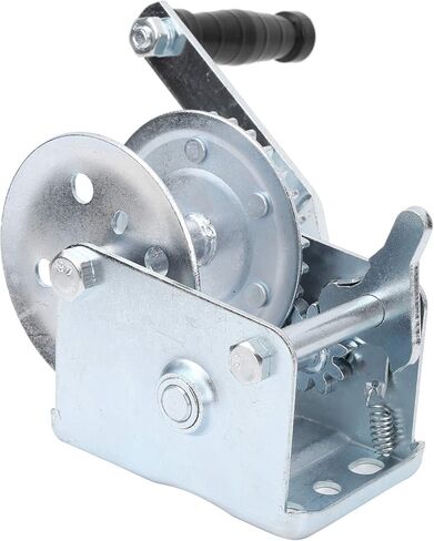 600 رطل من الرافعة المعدنية للمقطورة اليدوية، ونش يدوي عالي التحمل مع دعامة فارغة، إطار من الحديد المجلفن، مقبض بسقاطة قابل للعكس للاستخدام البحري لقوارب اليخوت in Kuwait