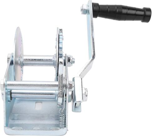 600 رطل من الرافعة المعدنية للمقطورة اليدوية، ونش يدوي عالي التحمل مع دعامة فارغة، إطار من الحديد المجلفن، مقبض بسقاطة قابل للعكس للاستخدام البحري لقوارب اليخوت in Kuwait