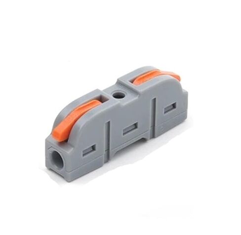 Universal Compact Wiring Splicing Conector Electrical Wire Connectors Multi Channel Docking SPL221 Spliceable Terminal Block Plugin Conductor Compact Cable Connector(NC-221TBL,10PCS) in Saudi Arabia