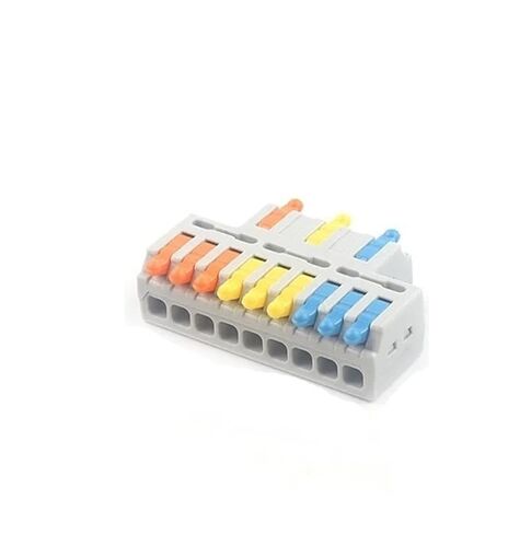 Universal Compact Wiring Splicing Conector Fast Universal Compact Conductor Junction Box Spring Splice Terminal Block Push-in Wire Connector Electrical Cable Splitter(D1-3O) in Saudi Arabia