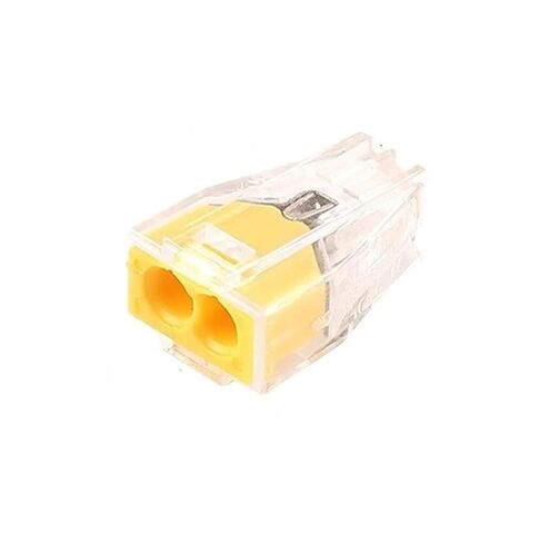 Universal Compact Wiring Splicing Conector 10PCS Push-in Wire Connectors Quick Compact Conductor Wiring Terminal Block Electrical Cable Connection 2/4/6/8 Ports(103D) in Saudi Arabia