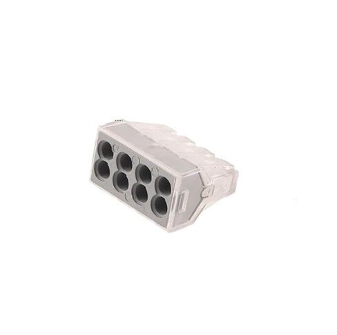 Universal Compact Wiring Splicing Conector 25PCS/Bag Wiring Cable Connector Universal Terminals Block Push-in Electrical Wire Connectors 2/4/6/8 Pin Junction Boxed(102) in Saudi Arabia