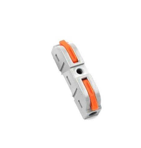 Universal Compact Wiring Splicing Conector 34/50PCS 1 in and 1 Out Wire Connector Fast Splicing Multiplex Compact Lever Crimp Terminal Block for Home Light Cable Connector(NC-221 50PCS) in Saudi Arabia